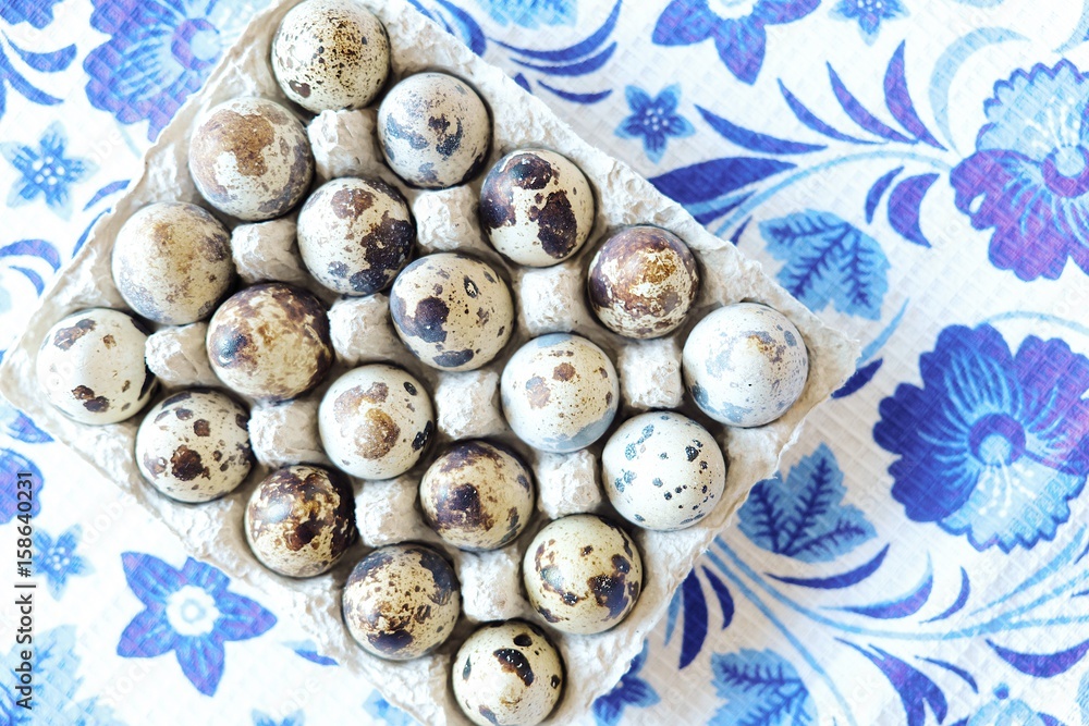 Beautiful little quail eggs Beautiful little quail eggs