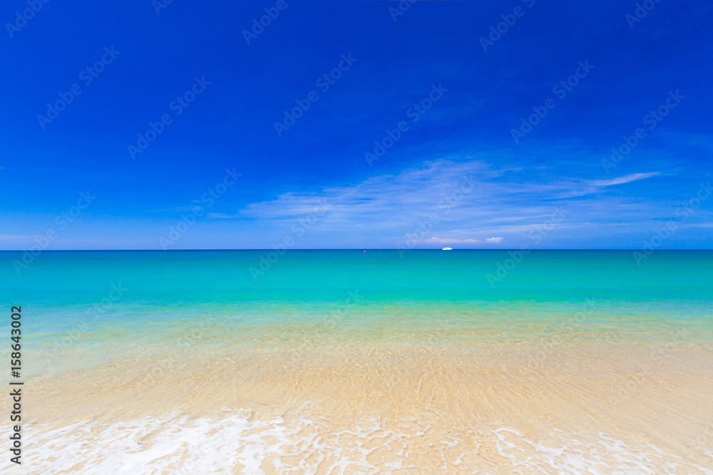 Fototapeta premium Thailand. Sea background. Mai Khao
