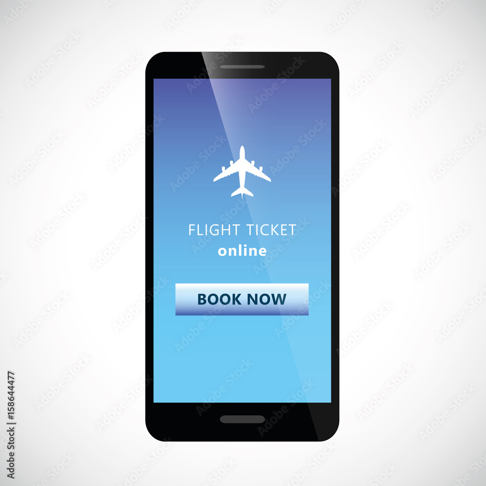 Flugticket online via App buchen Flugticket online via App buchen