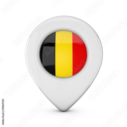 Belgium flag location marker icon. 3D Rendering Free Download Belgium flag location marker icon. 3D Rendering - GFXLoad