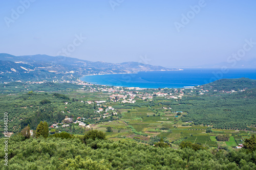 Coastline of Zakynthos island  Greece