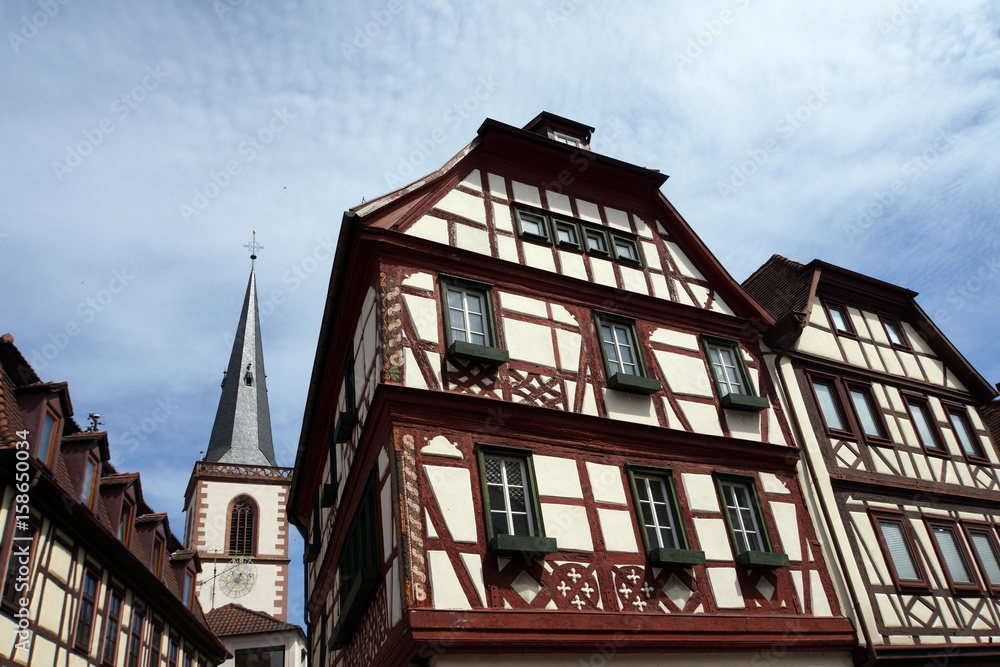 Fototapeta premium historische Altstadt Lohr am Main