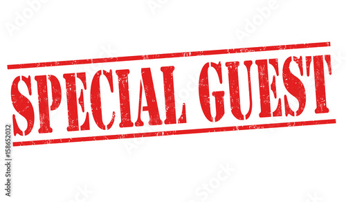 Special guest sign or stamp