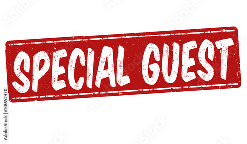 Special guest sign or stamp