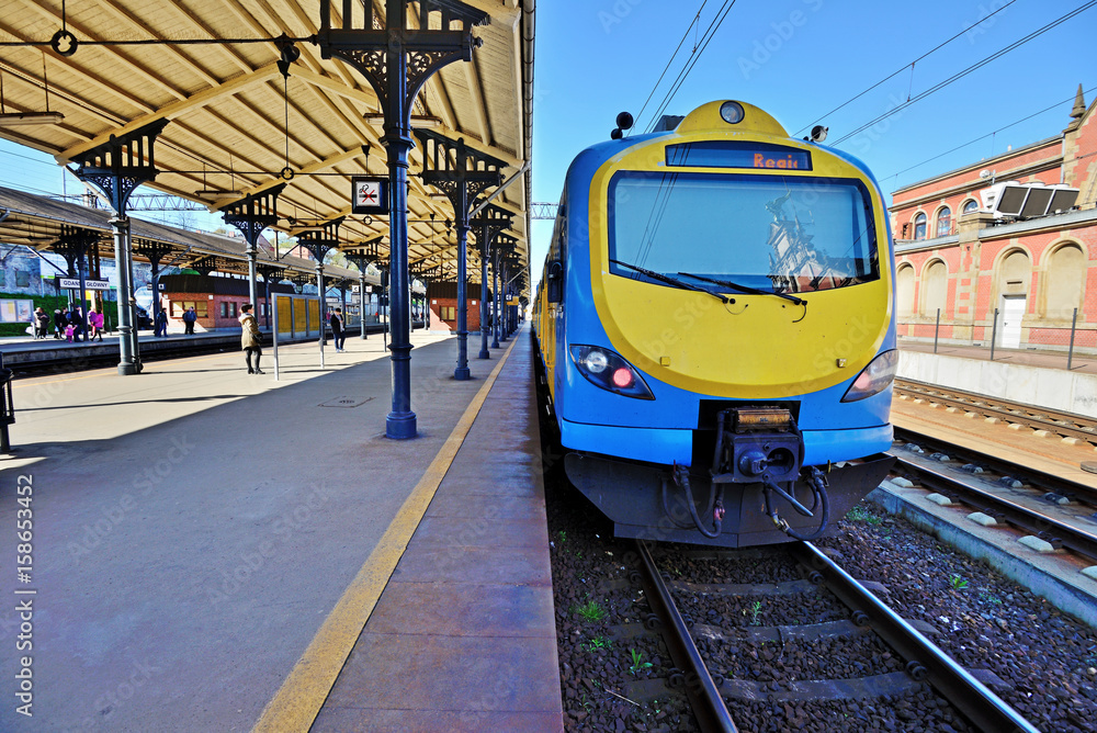 Dworzec Kolejowy w Gdańsku. StockFoto Adobe Stock