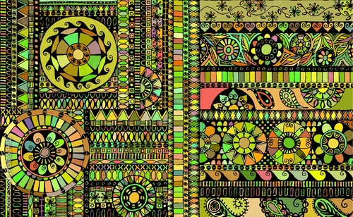 Abstract background similar to an ethnic carpet