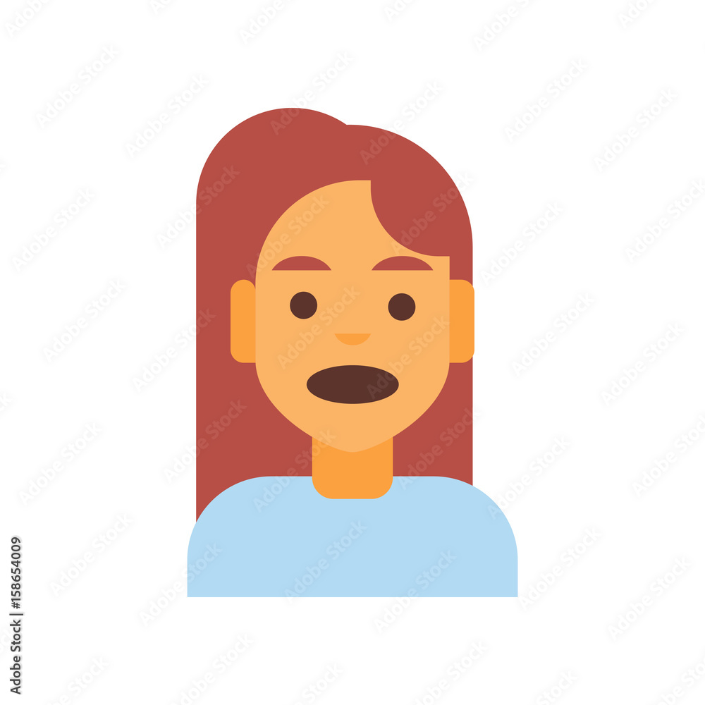 Profile Icon Male Emotion Avatar, Man Cartoon Portrait Shocked Face Vector Illustration Profile Icon Male Emotion Avatar, Man Cartoon Portrait Shocked Face Vector Illustration