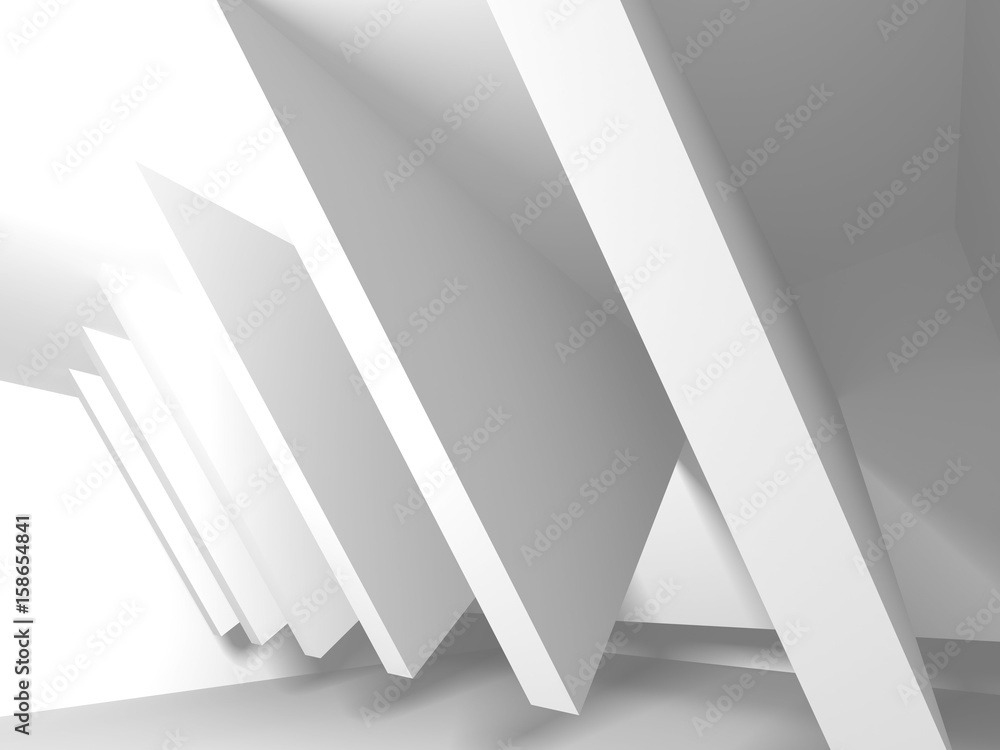 Abstract Modern White Architecture Background Abstract Modern White Architecture Background