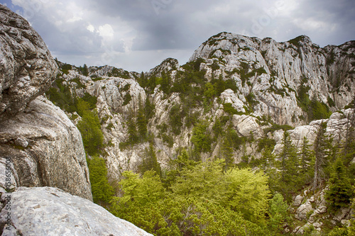 View from Crikvena peak on Velebit mountain, Croatia