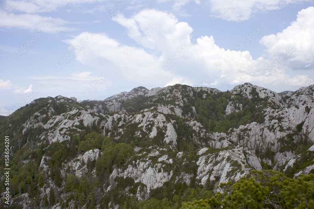 View from Crikvena peak on Velebit mountain, Croatia