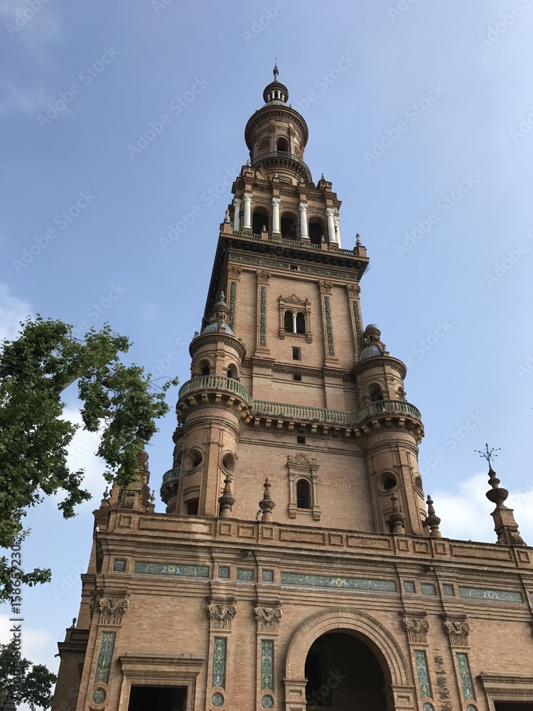 Fototapeta premium Place d'Espagne à Séville, Espagne