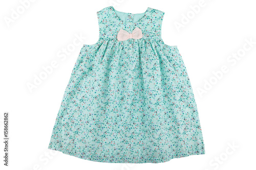 Baby dress with floral print