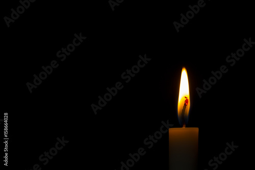 Candle in the dark