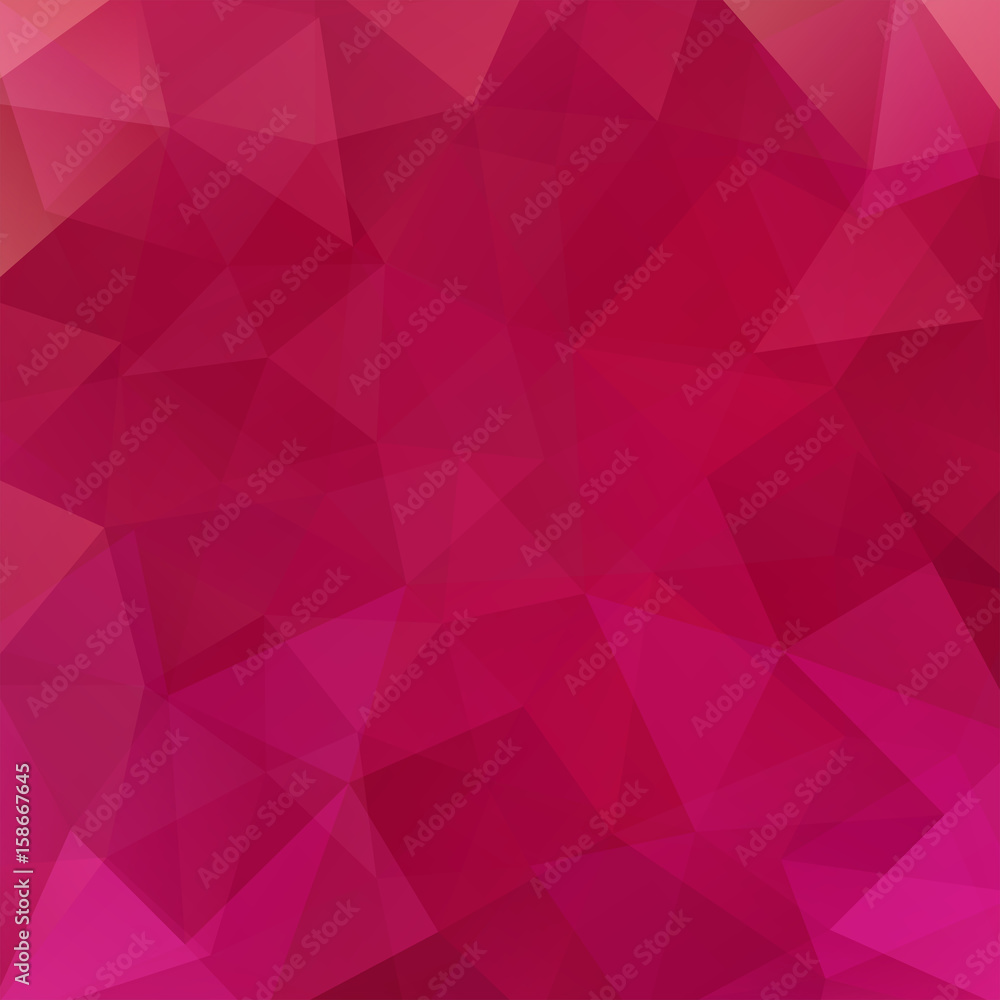 Geometric pattern, polygon triangles vector background in pink, red tones. Illustration pattern Geometric pattern, polygon triangles vector background in pink, red tones. Illustration pattern