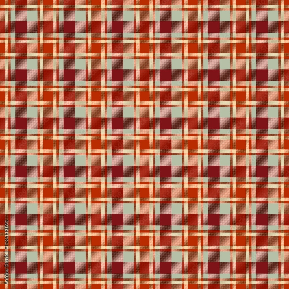 Warm tone colored rural checkered grunge tartan pattern seamless design Warm tone colored rural checkered grunge tartan pattern seamless design