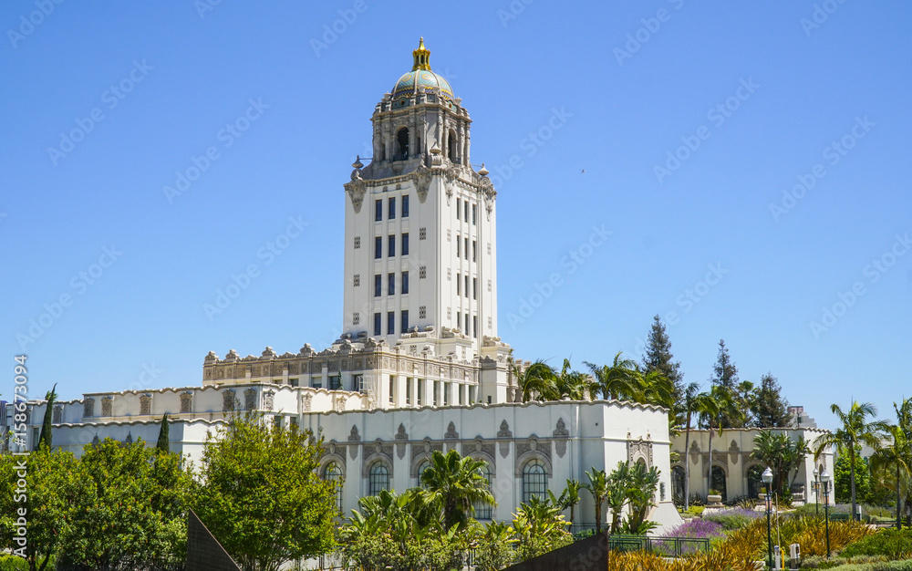 Beverly Hills City Hall in Los Angeles - LOS ANGELES - CALIFORNIA - APRIL 20, 2017