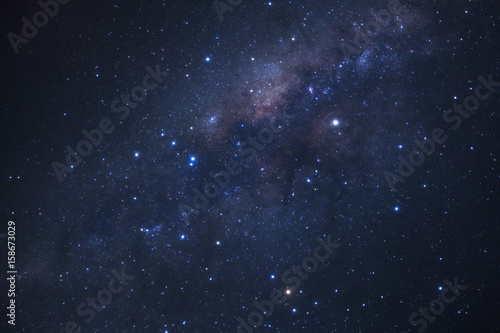 Milky way galaxy with stars and space dust in the universe