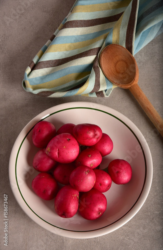 Red Potatoes in Bowl
