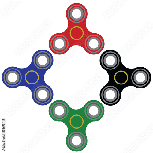 Hand spinner. Fidget toy for increased focus, stress relief.