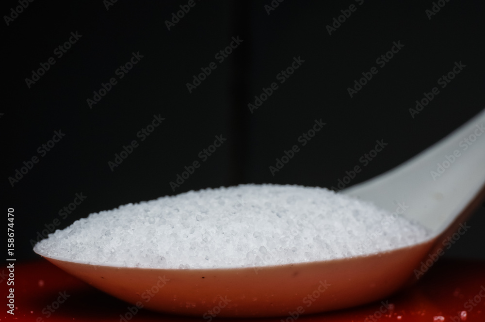 close up shot of salt close up shot of salt