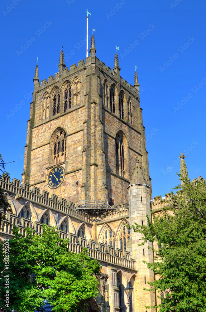 Old architecture in Nottingham, England..