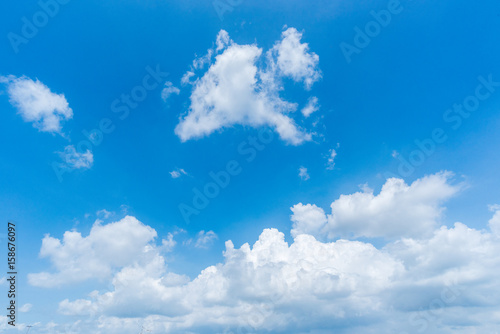 clear blue sky clouds with background