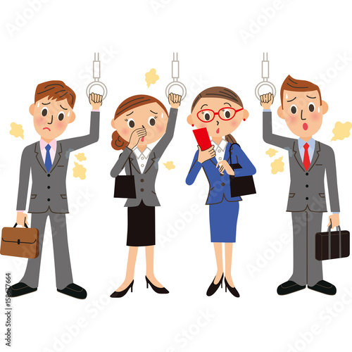体臭のする会社員