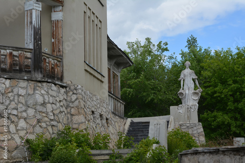 Исторический памятник "Дача со Слонами" в городе Самара в России 