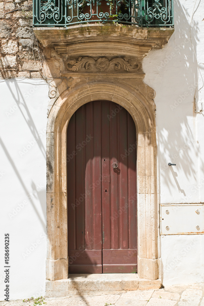 Historical palace. Martina Franca. Puglia. Italy. Historical palace. Martina Franca. Puglia. Italy.