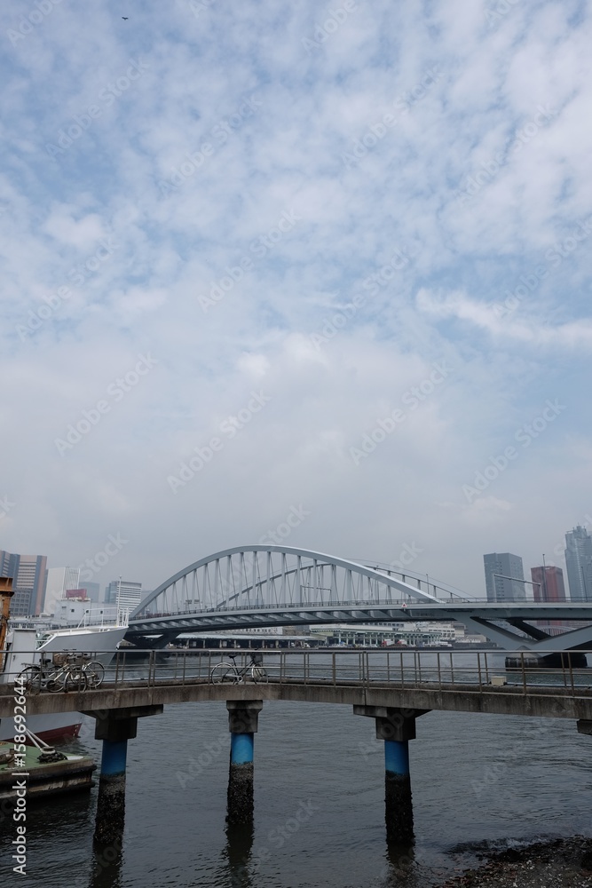 Naklejka premium 築地橋