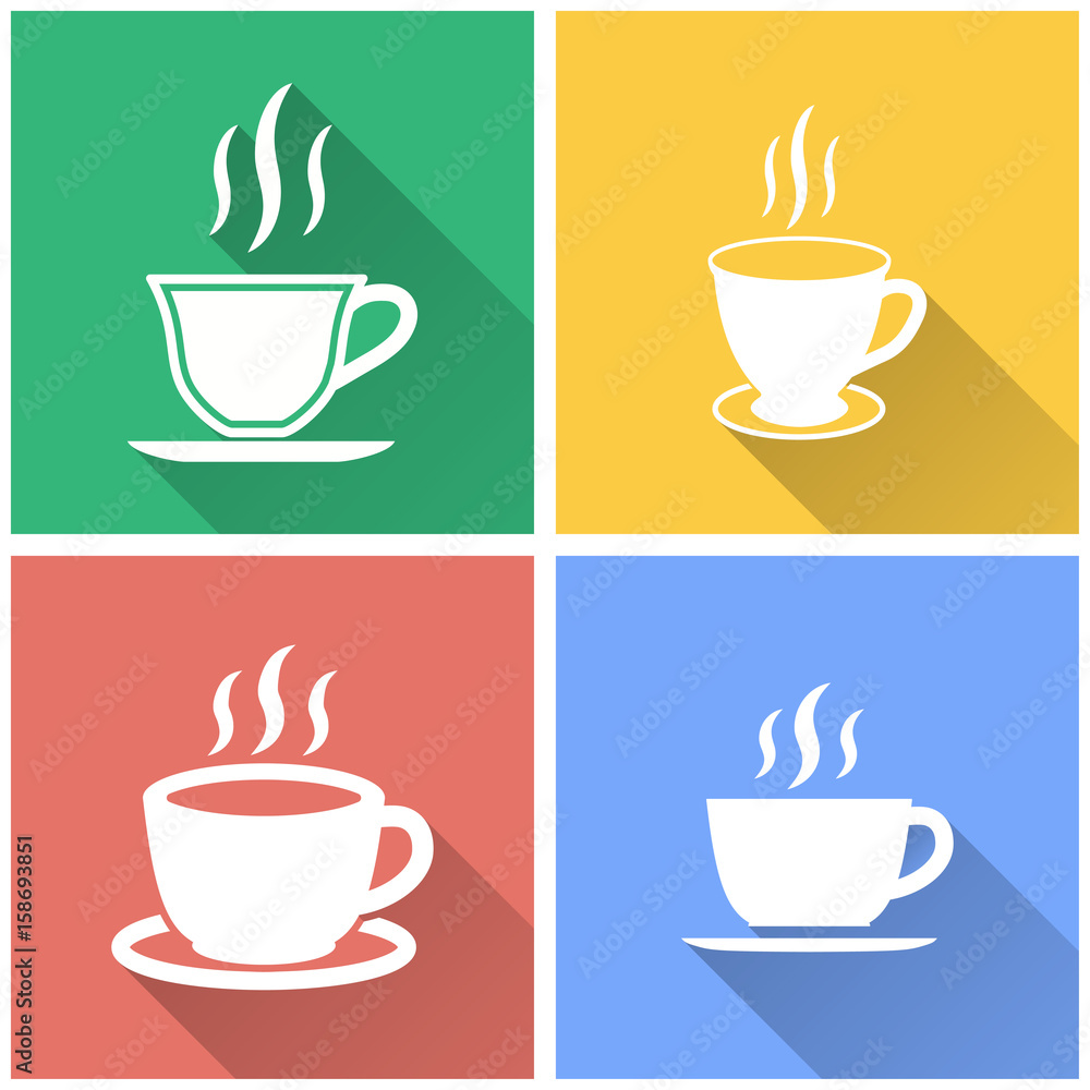 Obraz premium Coffee cup - vector icon.