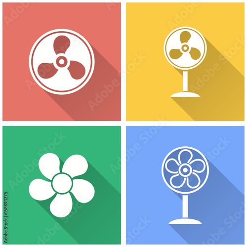 Fan - vector icon.