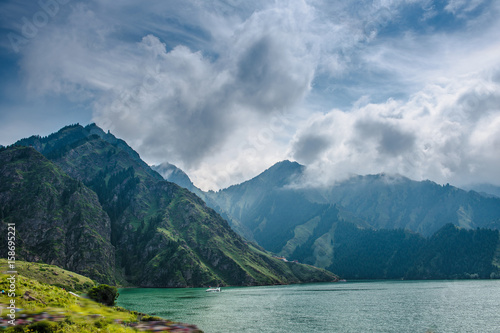 Tianshan Tianchi Lake in Urumqi,Xinjiang,China photo