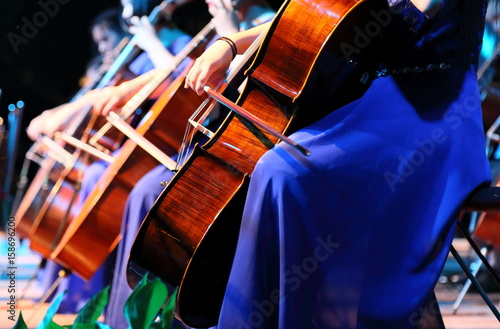 Cello playing