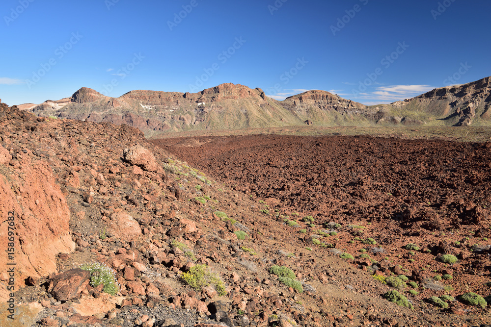 Vulkanische Landschaft auf Teneriffa