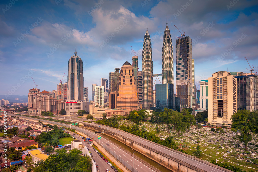 Kuala Lumpur. Cityscape image of Kuala Lumpur, Malaysia during day.