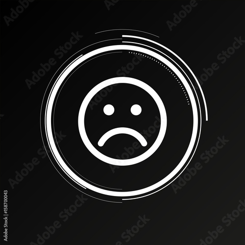 Future Button - Smiley traurig