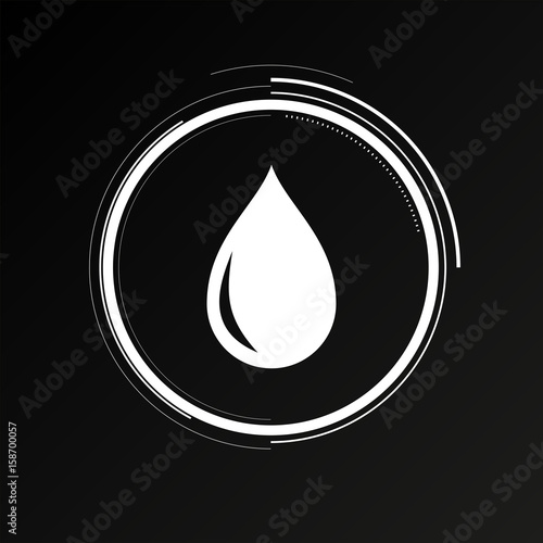 Future Button - Tropfen