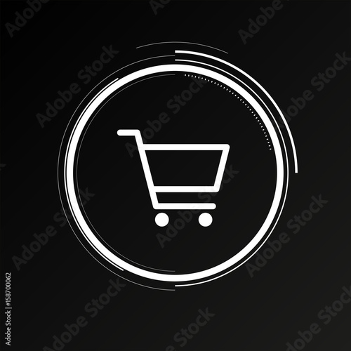 Future Button - Einkaufswagen