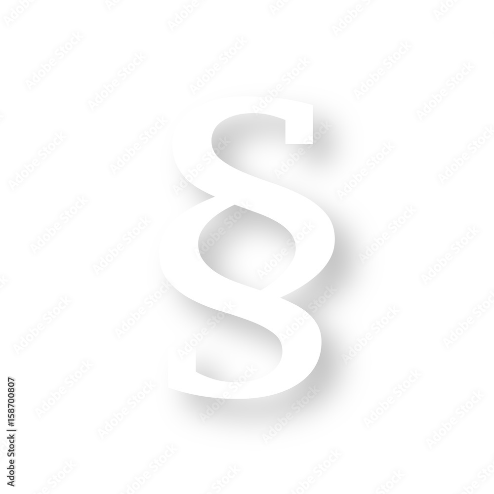 Icon mit Schatten - Paragraph Icon mit Schatten - Paragraph