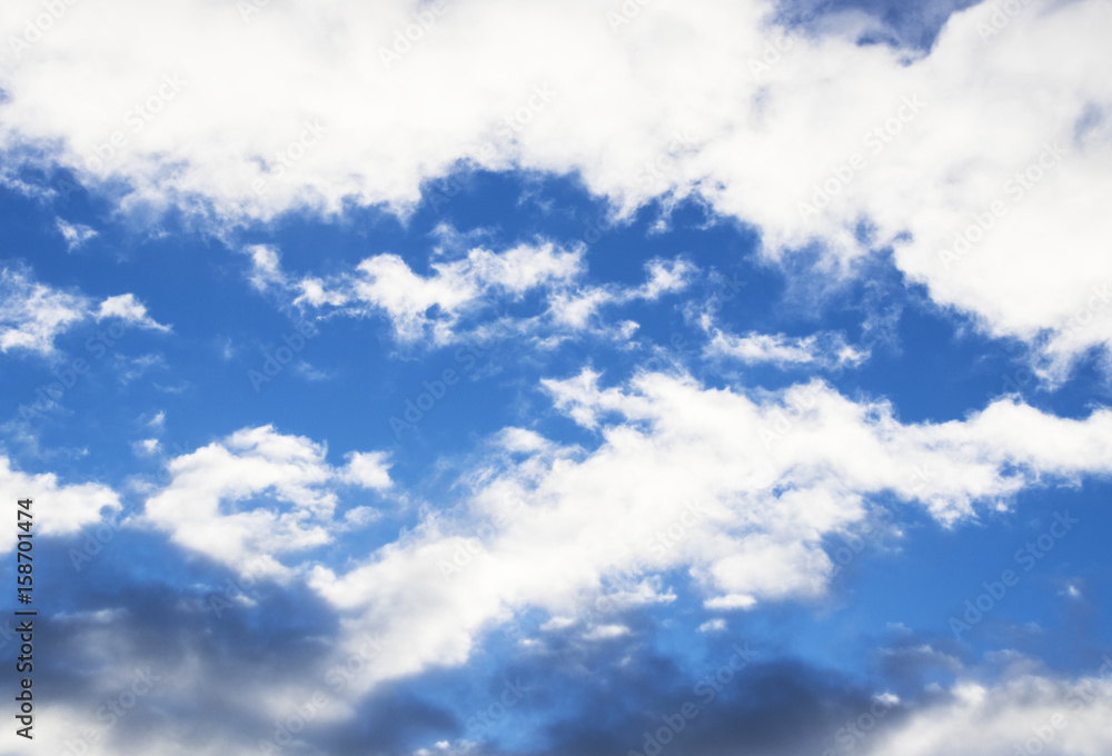 Obraz premium blue sky with clouds