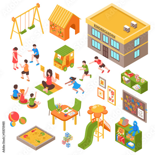 Nursery Isometric Elements Set