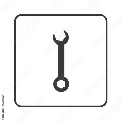 Schraubenschlüssel - Reparatur - Simple App Icon