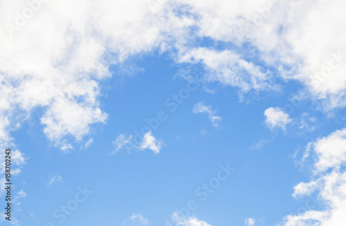 blue sky with clouds