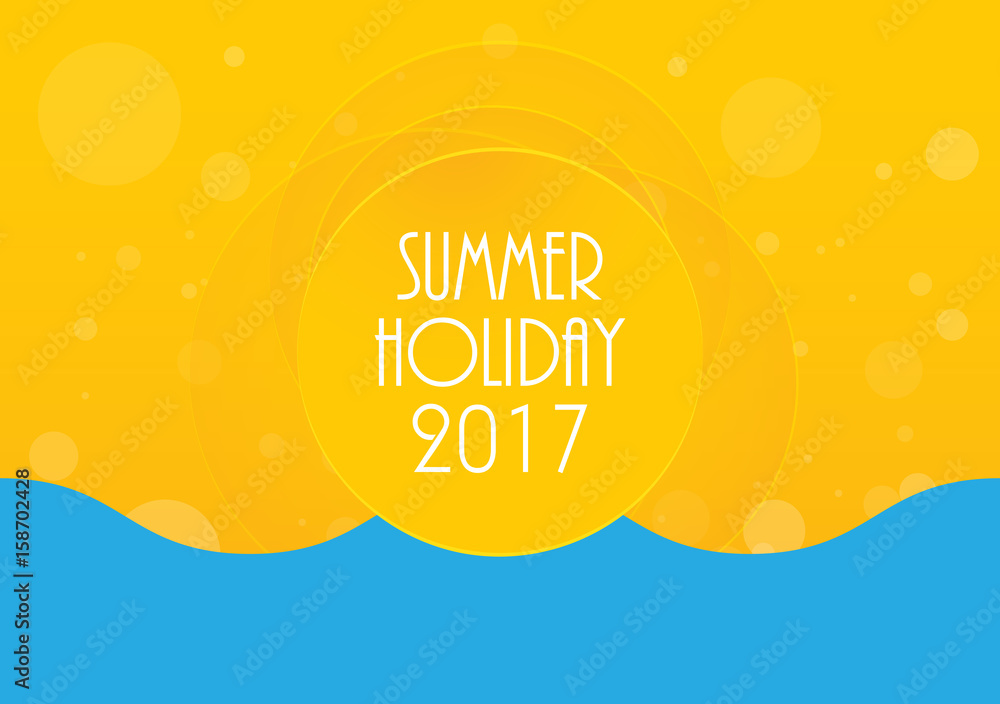 Summer holiday abstract background, energy, relax and spa,