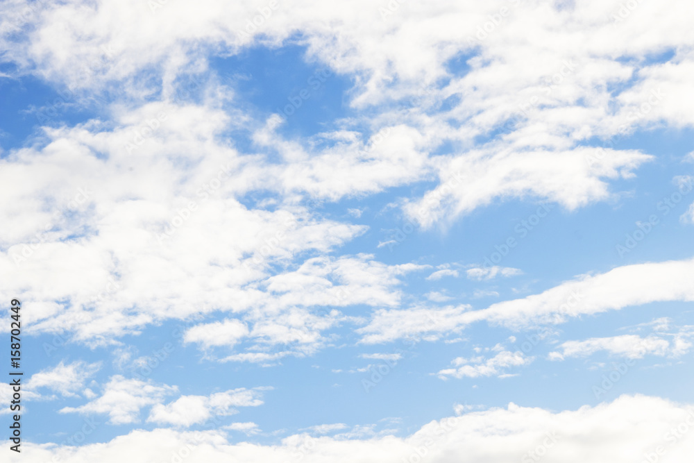 Naklejka premium blue sky with clouds