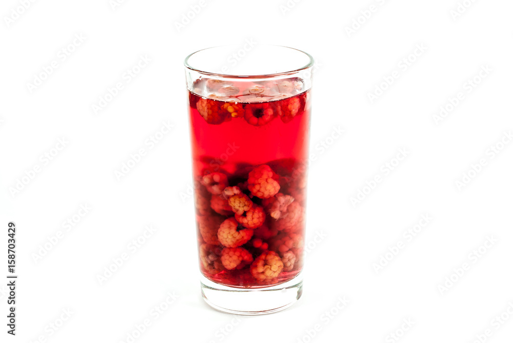 Raspberry compote isolated Raspberry compote isolated