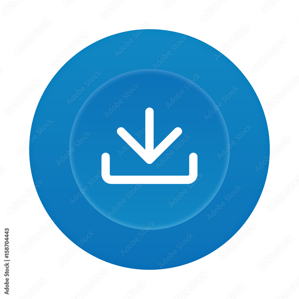 Runder 3D Button - Herunterladen Runder 3D Button - Herunterladen