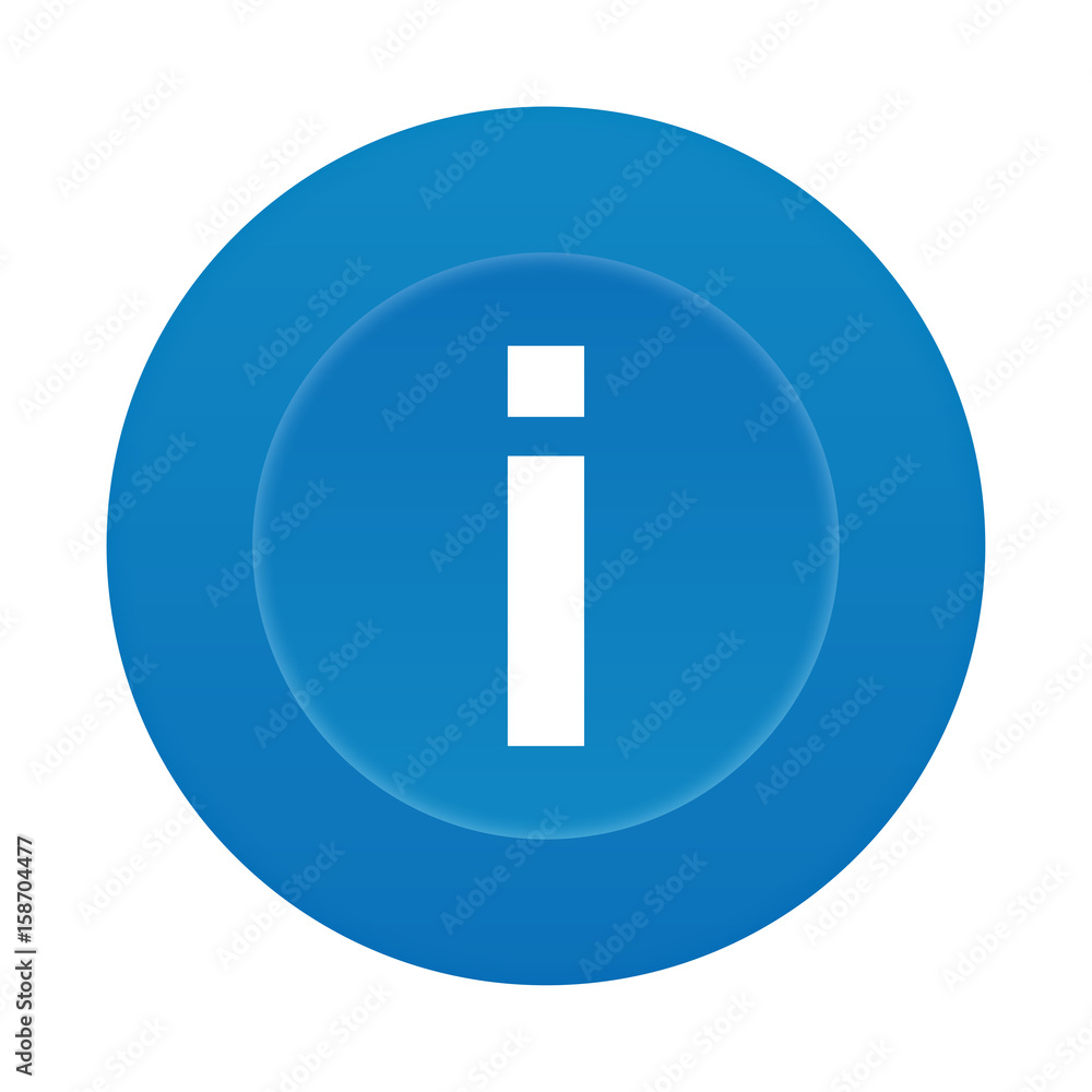 Runder 3D Button - Information Runder 3D Button - Information
