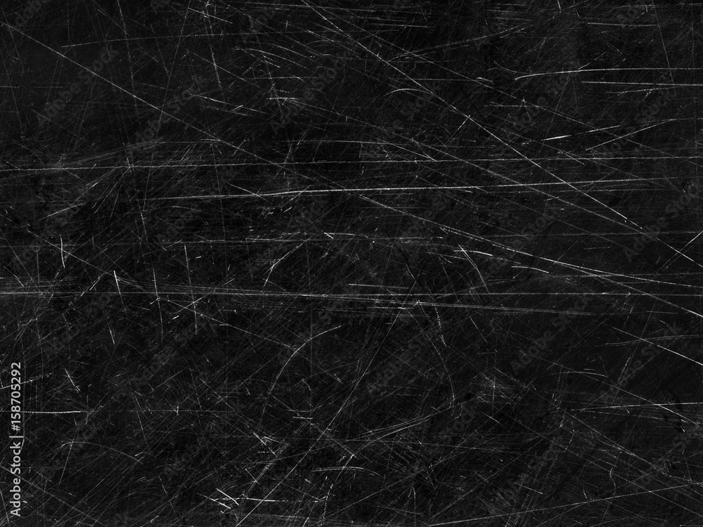 Black old scratched surface background
